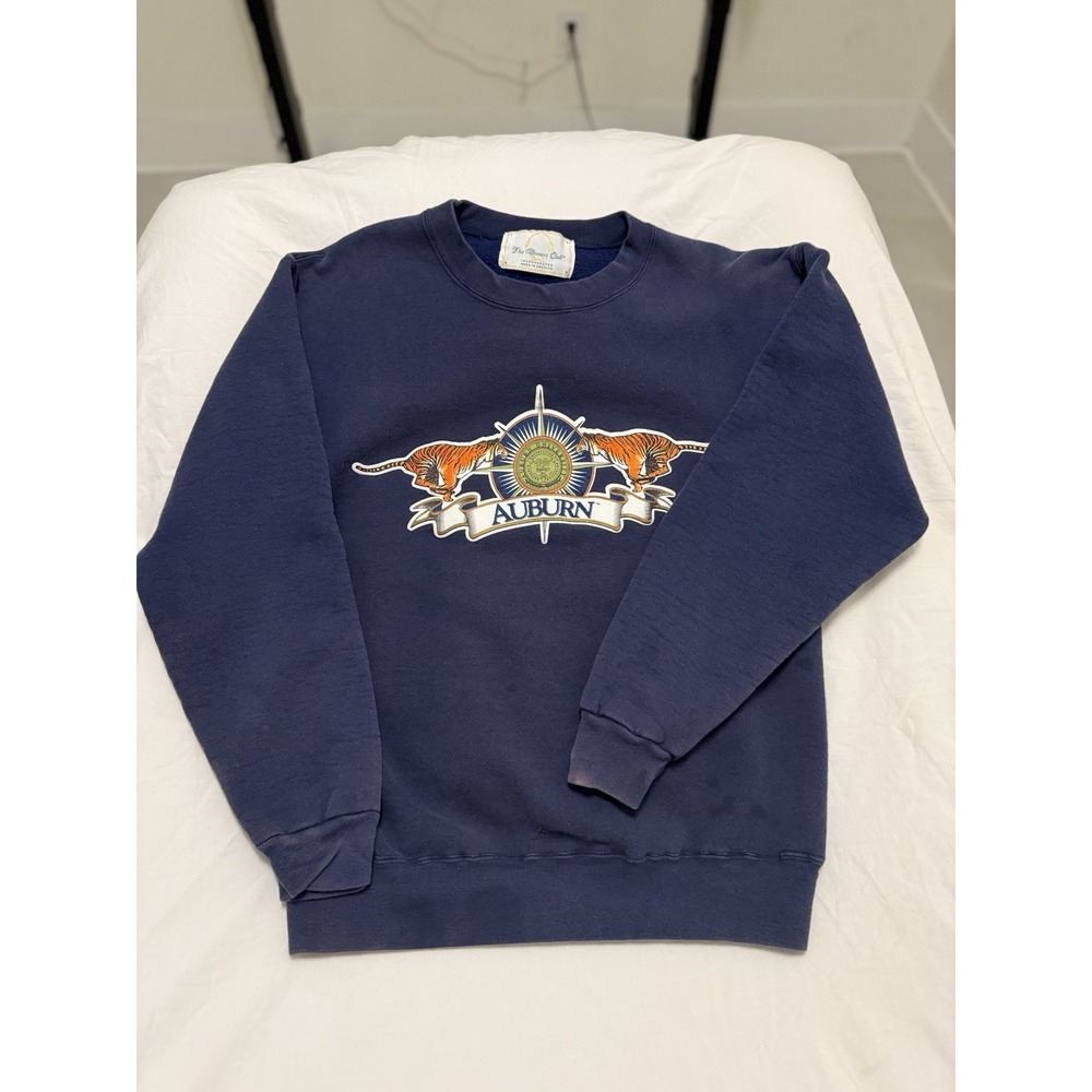 Men's Medium Vintage Auburn University Winners Club U.S.A Thick Quality Sweater